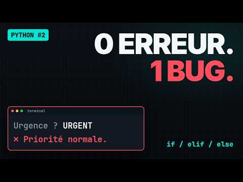 Le bug que Python ne te signalera jamais (if, elif, else)