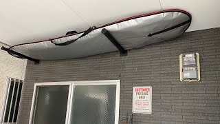 【DIY】激安サーフボードラック？引っ掛けをテーブルの足を応用で自作