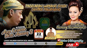 🔴PAGELARAN WAYANG GOLEK GENTRA PAWENANG ASEP CASWAN DEDE AMUNG S. EDISI RUWAT BUMI JABONG 22/09/2023