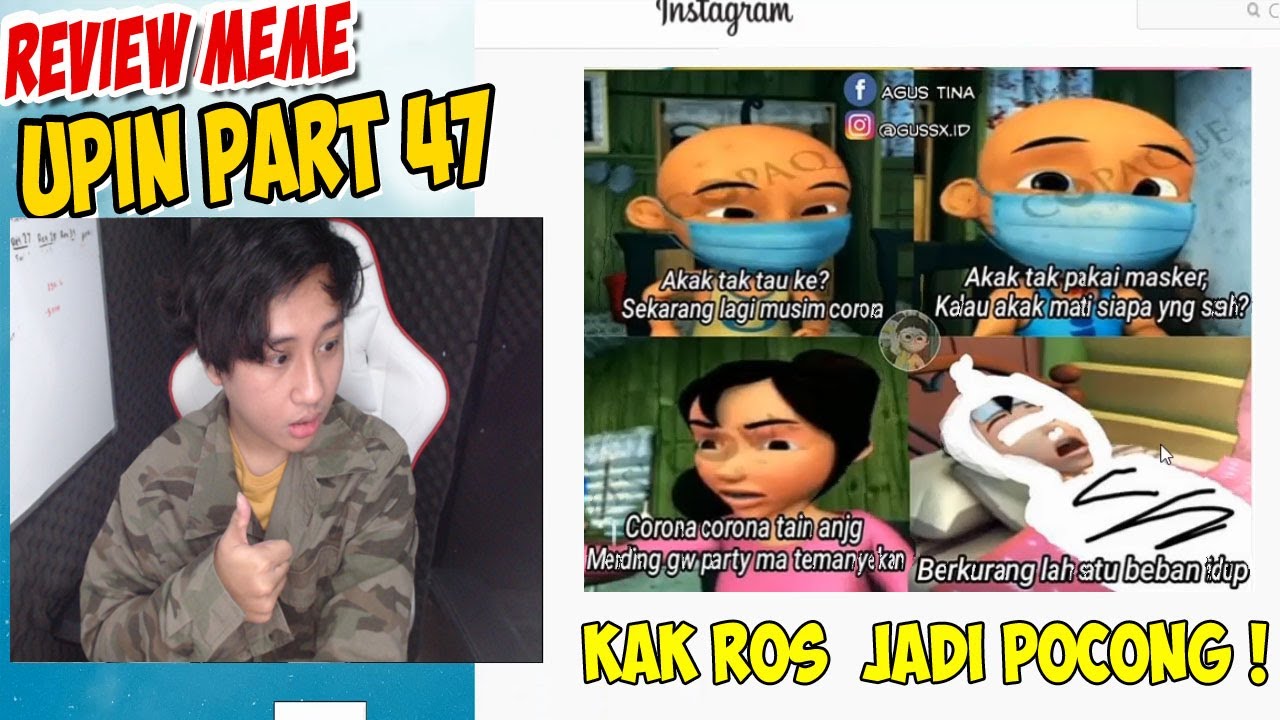 Statistik Video Youtube Untuk Review Meme Upin Ipin Part 47