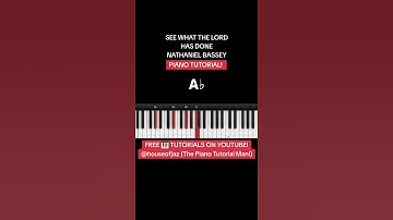 Thumbnail of See What The Lord Has Done by Nathaniel Bassey -:Piano Chords