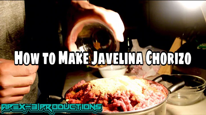 How to Make Javelina Chorizo
