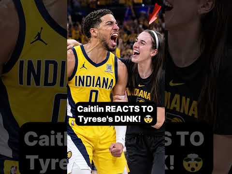 HALIBURTON’S DUNK CAUGHT CAITLIN’S ATTENTION! 😳