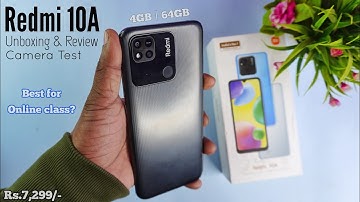 Redmi 10A Unboxing | Review | Best For Online Class | Camera Test 📸 | Hindi