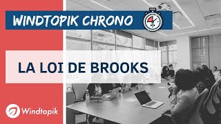 ⏱️  LA LOI DE BROOKS | 📈  LES LOIS DE LA PRODUCTIVITE #08 | Windtopik Chrono