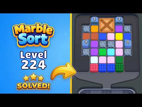 Marble Sort Level 224 Walkthrough & Solution