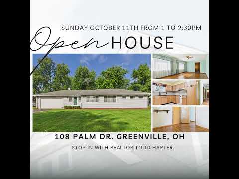 108 Palm Dr, Greenville, OH home video tour