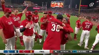 WALK HER OFF! Reds Radio Call of DRAMATIC WALK OFF HOME RUN vs. Dodgers 06/07/23 #mlb #baseball