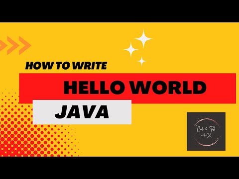 How to write  a simple Hello World program in Java using Eclipse | CodeTestWithSK | First  Program