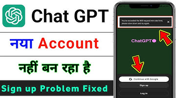 Chatgpt me account is not being created / fix account create problem chatgpt