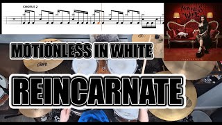 Motionless In White  Reincarnate  Drum Cover With Sheet 