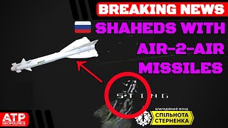 Breaking Russian Shahed Drone Equipped With Air-2-Air Missile Shot Down