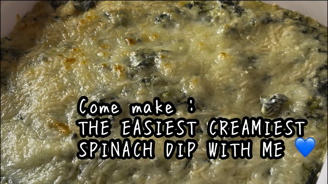 HOW TO MAKE SPINACH DIP| QUICK & SIMPLE RECIPE ☺️