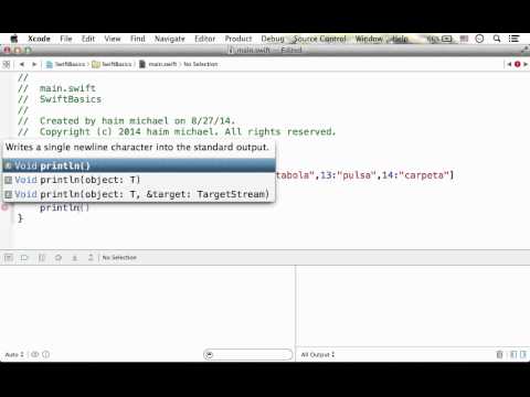 The Swift Dictionary keys and values Properties