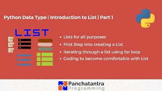 Python Data Type: Introduction to List, one the most versatile sequence/ collection