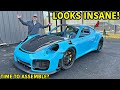 Stage 2 Of Painting Our Wrecked Porsche 911 GT2RS Conversion!!!