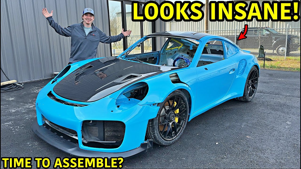 Stage 2 Of Painting Our Wrecked Porsche 911 GT2RS Conversion