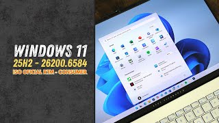 Windows 11 25h2 26200.6584 RTM FINAL en Español e Inglés para X64