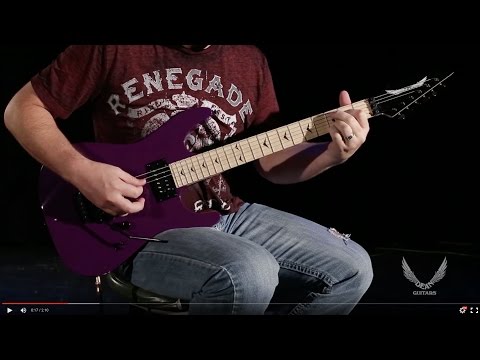 DEAN ディーン カスタム Zone II フロイド エレキギター パープル