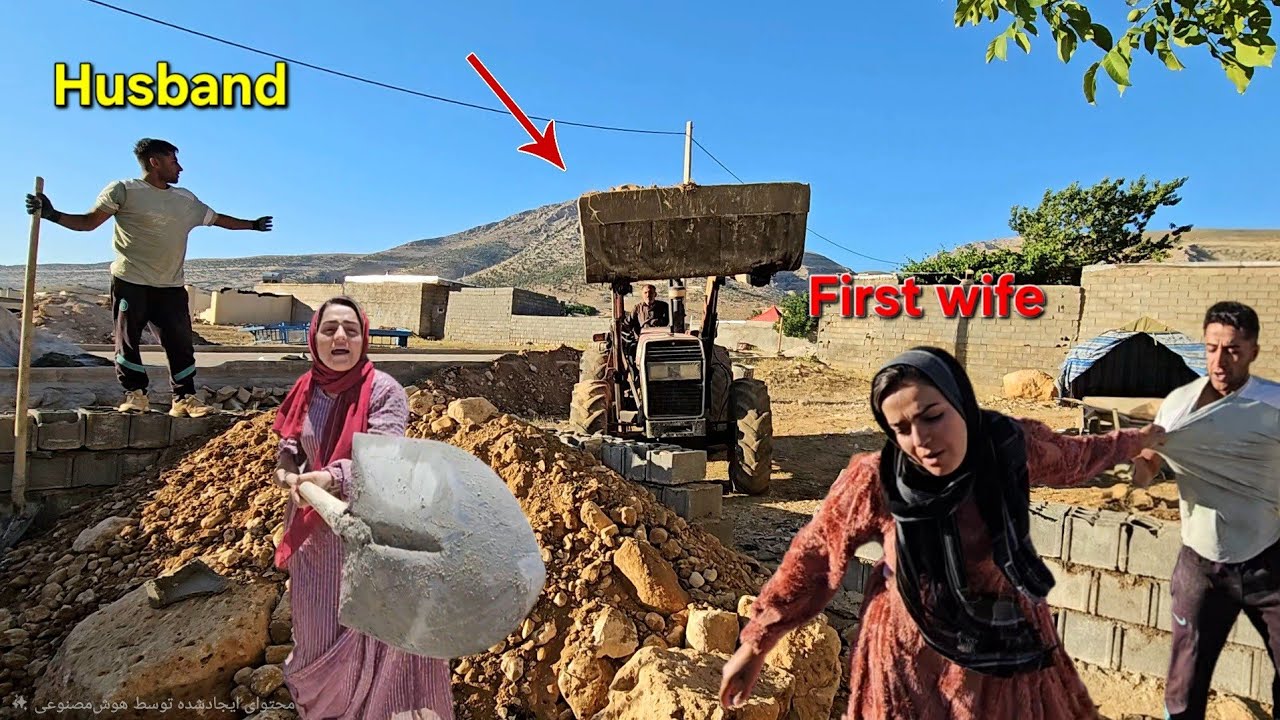 Mr Hassan New Farm Flattened with Tractor: First Wife Prevents their Home from moving forward