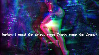 Doja Cat- Need to Know (slowed + lyrics)