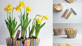 Top 50 Wood Flower Pot Ideas 2018 - Creative DIY Pot wooden flower pots designs, mini wooden flower pots, wooden flower pots ...