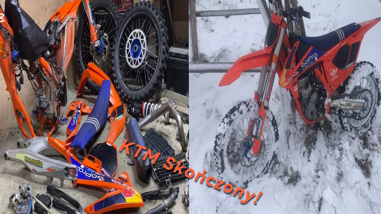 KTM SXF 250 Factory Edition Złożony! Składnie Silnika+Odpalenie