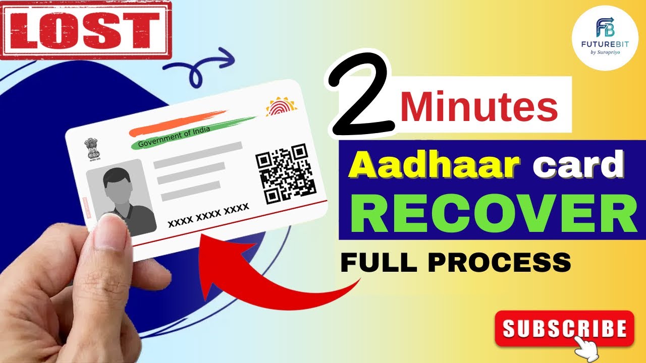 Aadhar Card Download Without Mobile Number 2026| lost Aadhar Card Recover | Aadhar Card