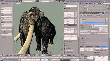 cmiVFX Releases The Blender 3D : Massive Mammoth Masterclass Rigging Parts 1 and 2