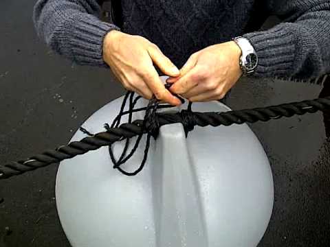 Pioneer Mussel float lashing - YouTube