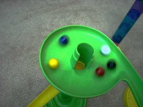 Quick Marble Race 2 w/ all Solid Colored Marbles - YouTube