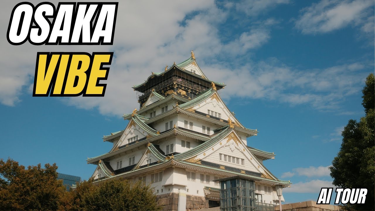 Osaka Japan Travel Guide 🇯🇵 | Night City, Street Food, Urban Life | AI Cinematic Tour 4K