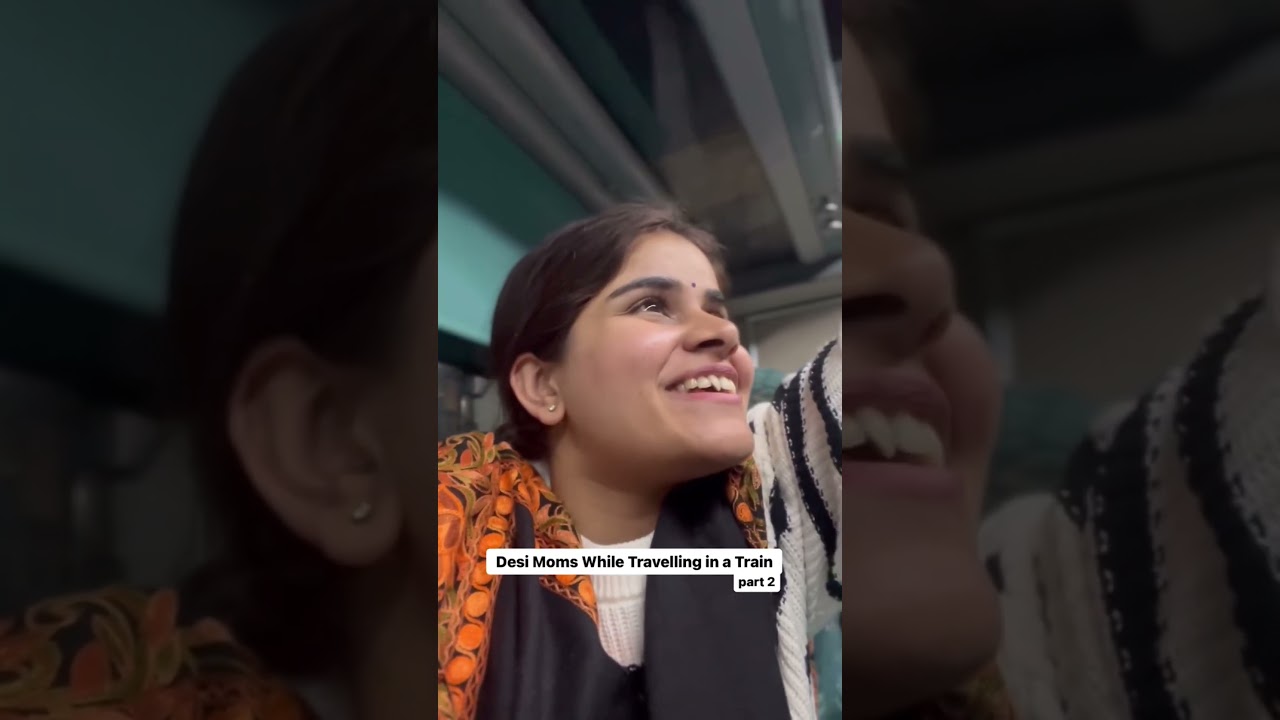 Desi Moms While Travelling In Train