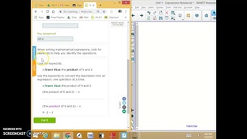 Algebra 1 IXL I.1 - Writing Variable Expressions