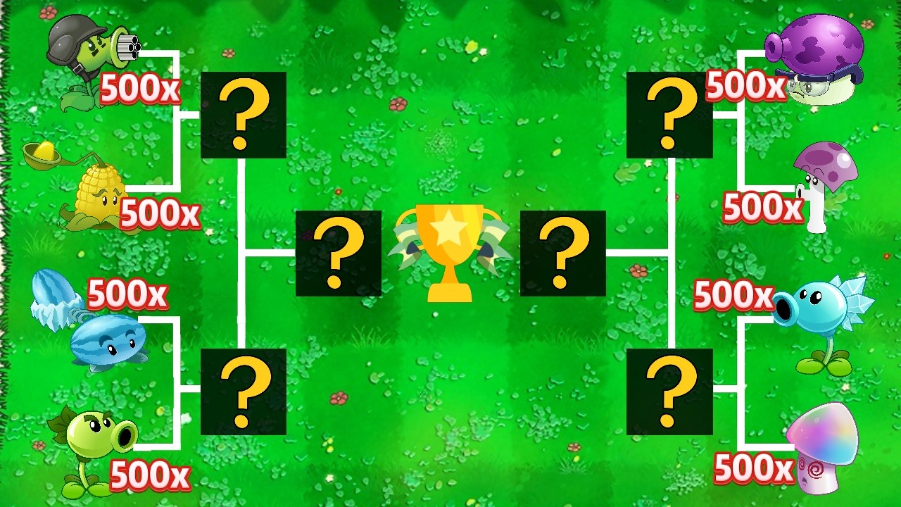 PLANTS VS ZOMBIES: Who is the Best Ultimate 500 plants pvz fusion cup ...