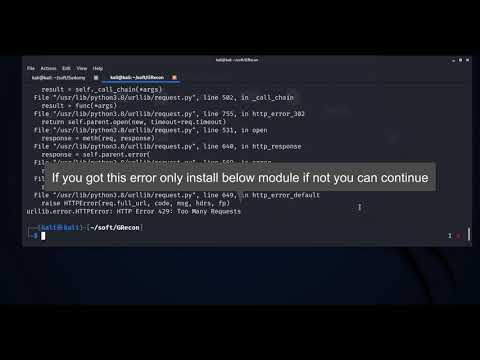 GRecon | Google Search | Enumeration