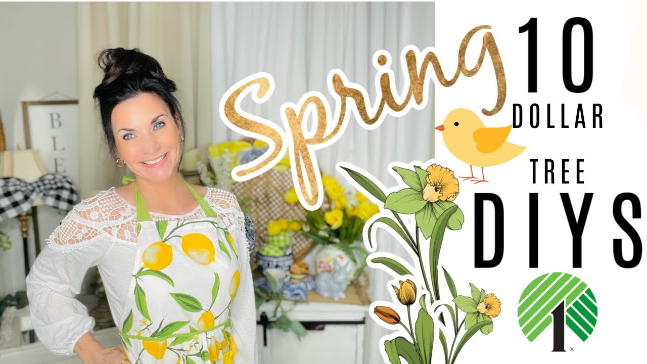 🌷10 DIYS SPRING DOLLAR TREE DECOR CRAFTS 🌷Home Sweet Home ep 11 Olivias Romantic Home DIY