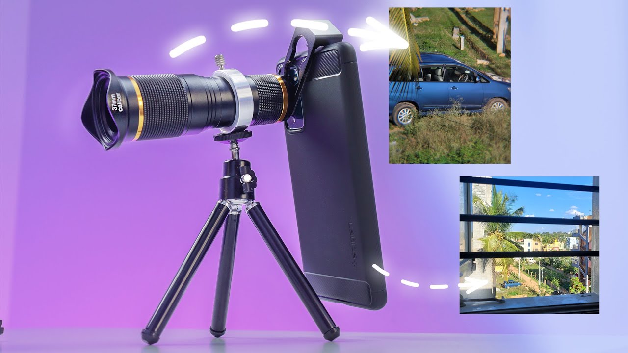 20X Telephoto ZOOM Lens for Mobile Testing & Review (Telugu)