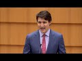 LIVE: Canadian Prime Minister Justin Trudeau to address the European Parliament
