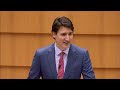 LIVE: Canadian Prime Minister Justin Trudeau to address the European Parliament