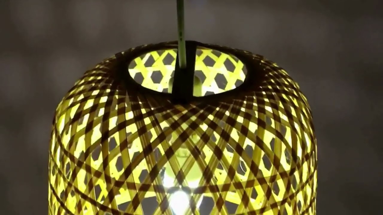 Bamboo Lamp Shade | Pendant Lamp | Cane Lampshade | Rattan Lamp Shade | Hanging Light