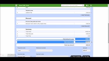 Configuring Fees in Fedena