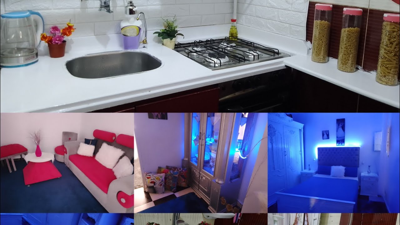 ربنا عوض كبير الحمد لله تعالوا معي خذ جوله في شقتي بعد ما كسرت فيها حاجات كثير وكمان بيض