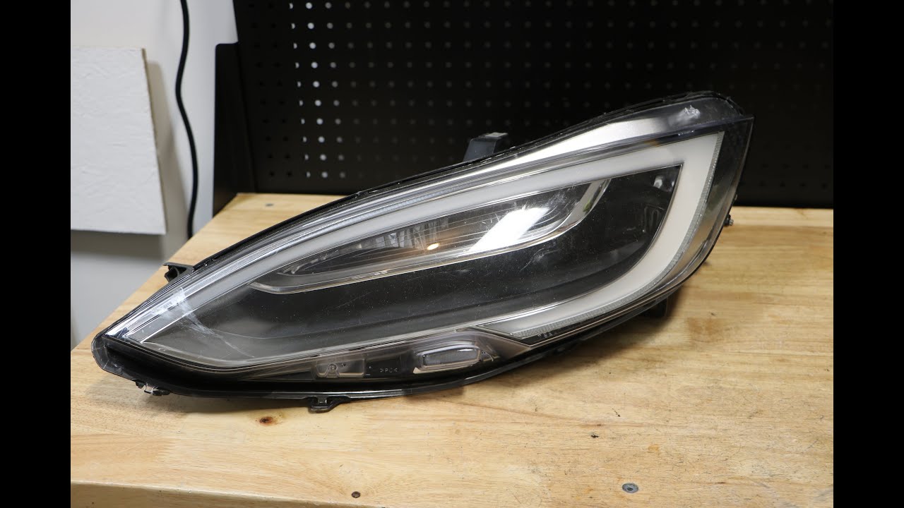 20162020 Tesla Model S LED Headlight Disassembly YouTube