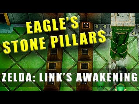 Vídeo: Zelda: Link's Awakening - Explicación De La Mazmorra De Eagle's Tower, Cómo Destruir Todas Las Columnas Y Obtener El Mirror Shield