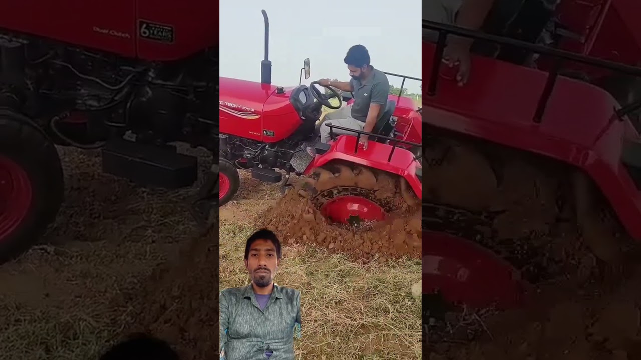 Tractor Wheels Digging Into the Ground | Amazing Off‑Road Action