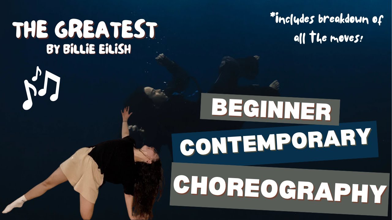 BEGINNER Dance Tutorial | Contemporary Choreo- “The Greatest” Billie ...