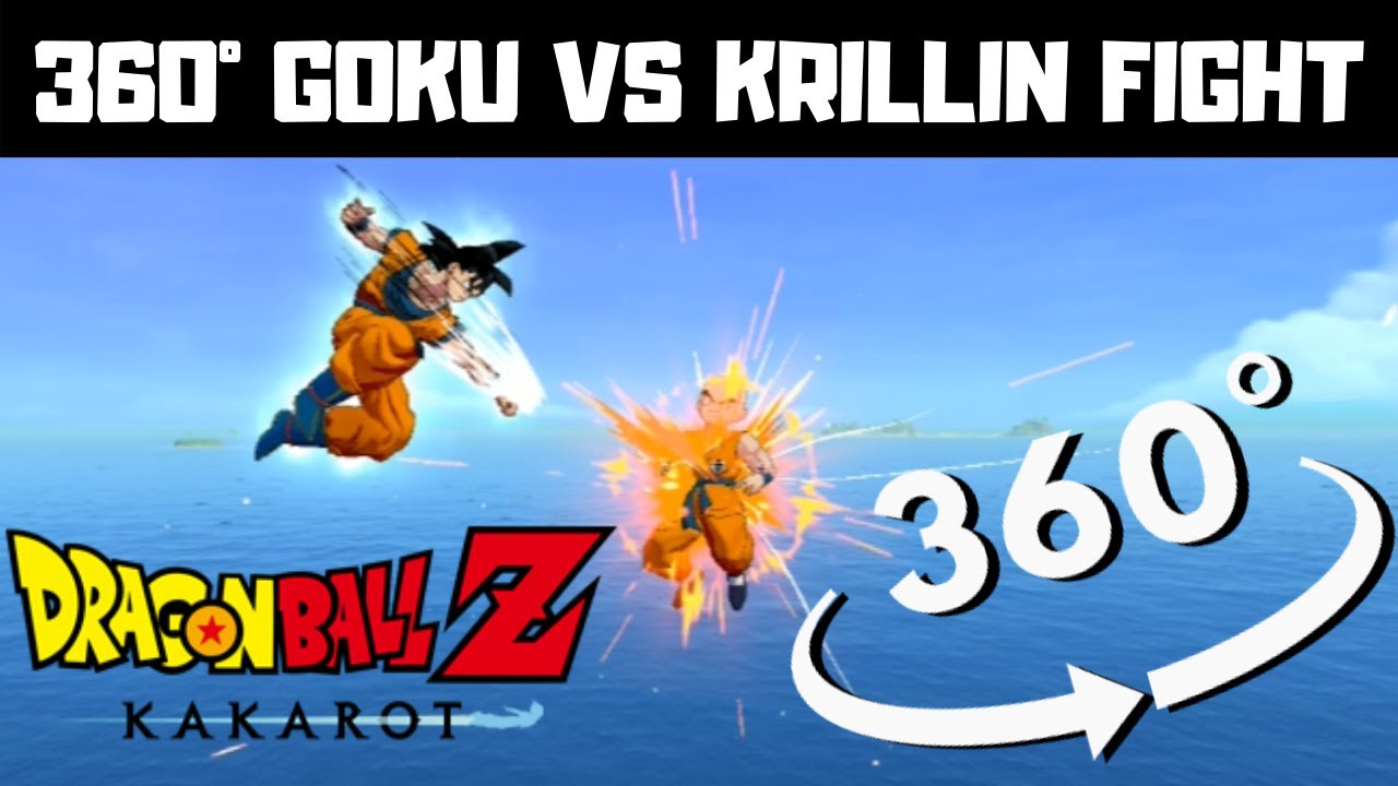 VR 360° Goku VS Krillin Training - Dragon Ball Z: Kakarot Gameplay for Oculus, rift, quest, htc vive
