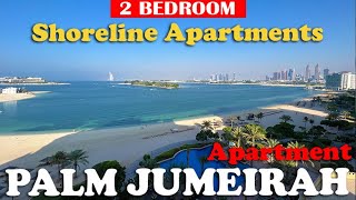 Inside 2 bedroom apartment in Al Khudrawi Shoreline Apartments on Palm Jumeirah Dubai