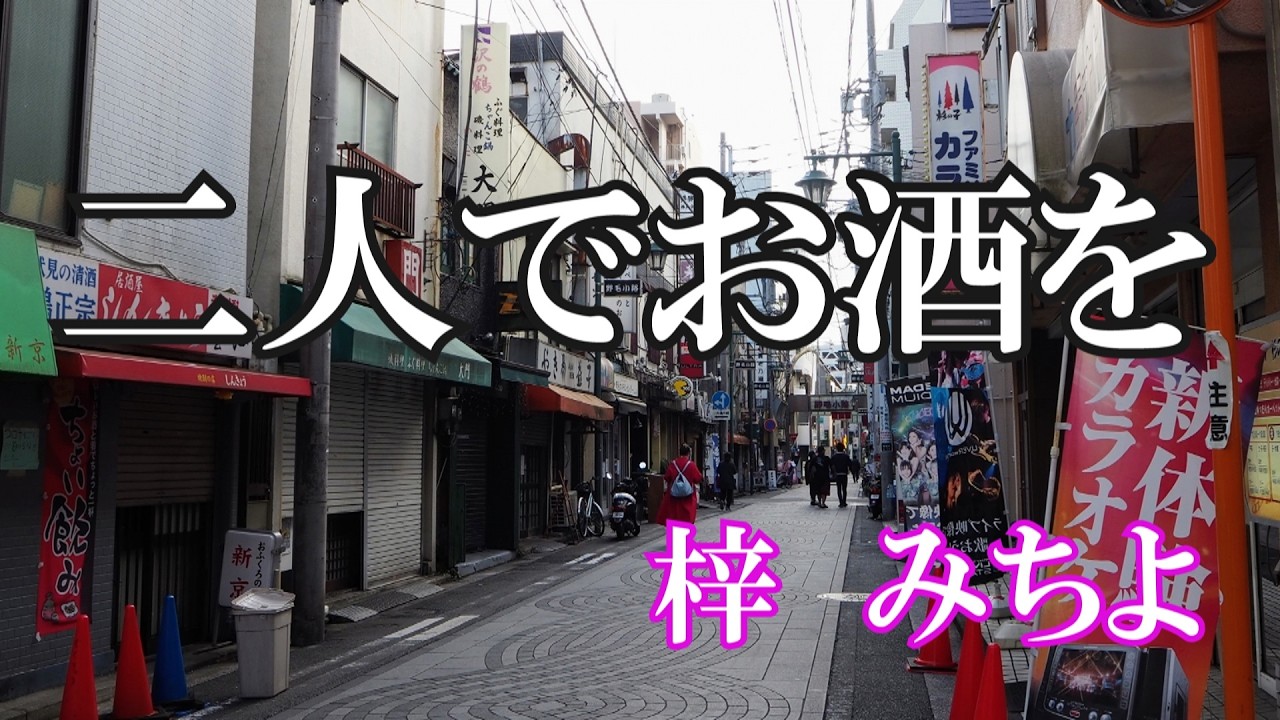 二人でお酒を / 梓みちよ (歌詞入り)